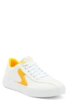 Skechers Eden Lx Low Top Sneaker In White/yellow