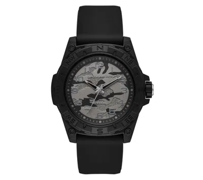 Skechers Encino Camo Sili Watch In Black