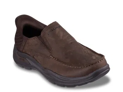 Skechers Extra Wide Width Hands Free Slipins Arch Fit Motley Milo Slipon In Brown