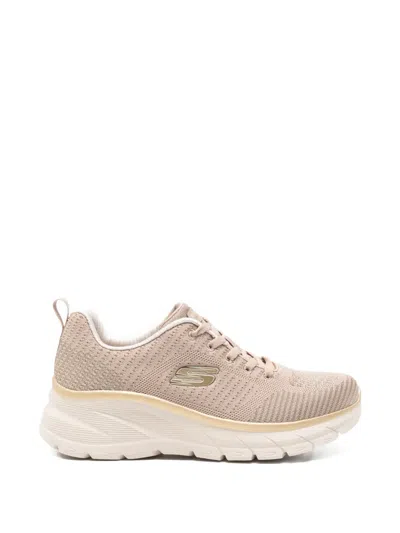 Skechers Fahion Fit 2.0 Moonlight Glow Lace-up Sneakers In Neutral