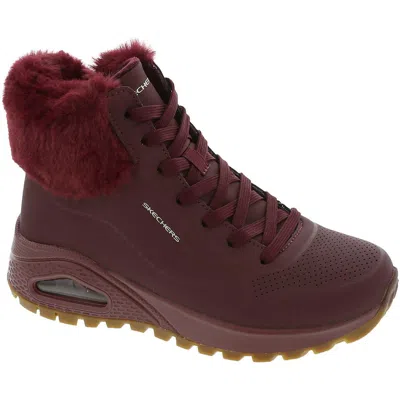 Skechers Fall Air Womens Faux Fur Lined Cold Weather Booties