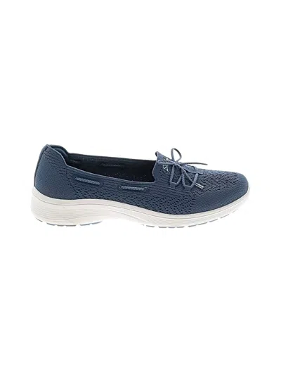 Pre-owned Skechers Flats In Blue