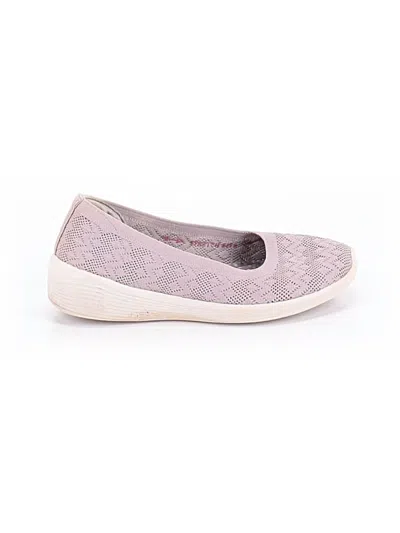 Pre-owned Skechers Flats In Pink