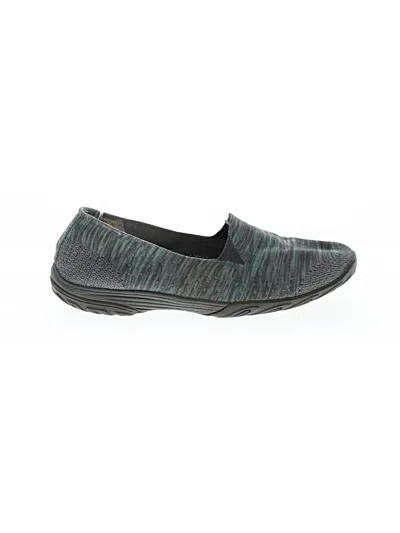 Pre-owned Skechers Flats In Teal