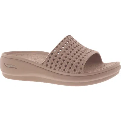 Skechers Foamies Womens Pool Flat Wedge Sandals In Multi