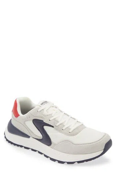 Skechers Fury Sneaker In White/navy