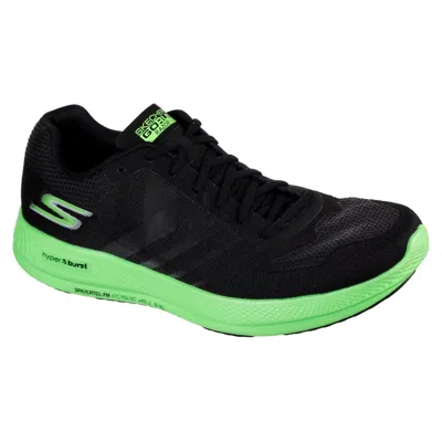 Pre-owned Skechers (gar220211) Mens Go Run Razor Razor Sports Shoe In 2 Color Options 7-12 In Black/green