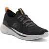 Skechers Gatlin Relaxed Fit Slip-on Sneaker In Black