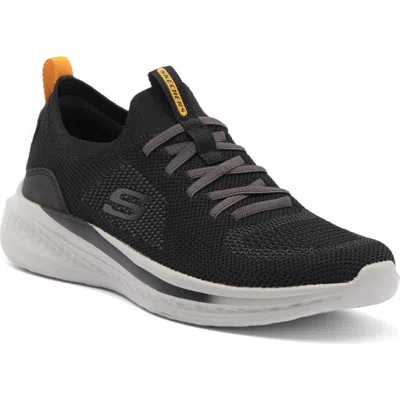 Skechers Gatlin Relaxed Fit Slip-on Sneaker In Black