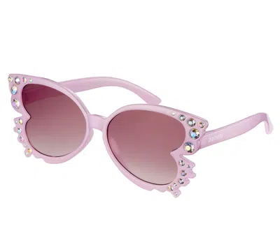Skechers Girl's Butterfly Sunglasses In Pink