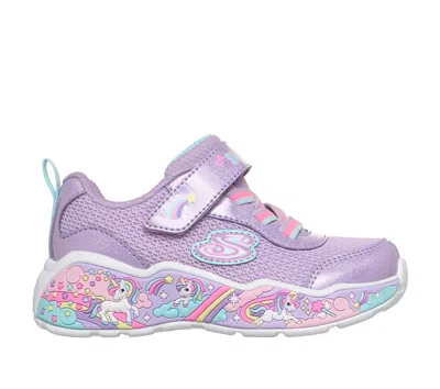 Skechers Girl's Play Scene - Fun Squad Sneaker In Lavender