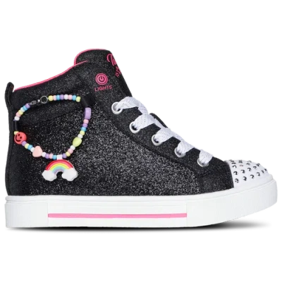 Skechers Kids' Girls Preschool   Twinkle Sparks In Black/black Synthetic