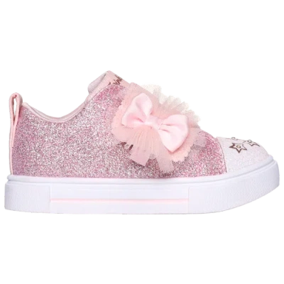 Skechers Kids' Girls   Glitter Gems In Pink/white