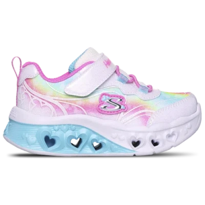 Skechers Girls   Groovy Swirl In White/multi