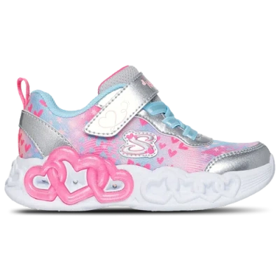 Skechers Kids' Girls   Infinite Heart Lights In Multi