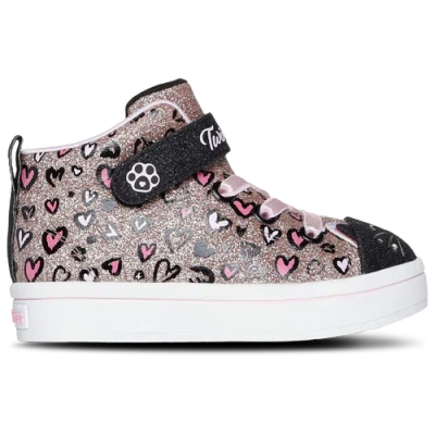 Skechers Kids' Girls   Twi-lites 2.0 In Black/rose Gold