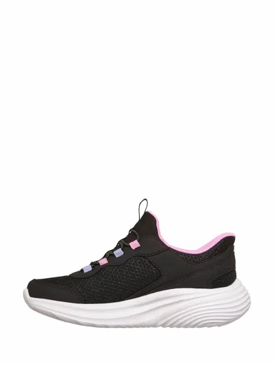 Skechers Kids' Girls' Slip-on Bounder Pro Sneaker In Black