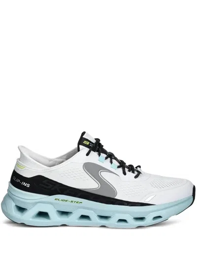 Skechers Glide-step Altus Wavy-sole Sneakers In Blue