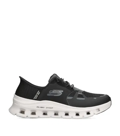 Skechers Mens Vegan Slip Ins Bounder 2.0 Emerged Black Trainers