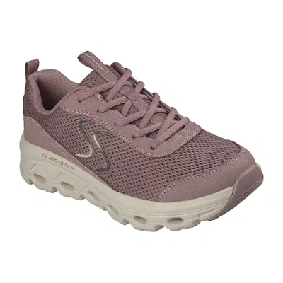 Skechers Glide Step Sole Womens Walking Shoes In Brown