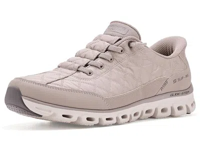 Skechers Glide-step - At Ease Cozy Fit Hands Free Slip-ins In Pink