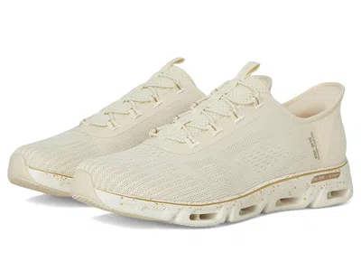Skechers Glide-step Gratify Pace Hands Free Slip-ins In Neutral