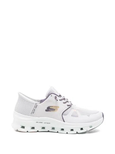 Skechers Glide-step Pro Lace-up Logo Sneakers In Purple