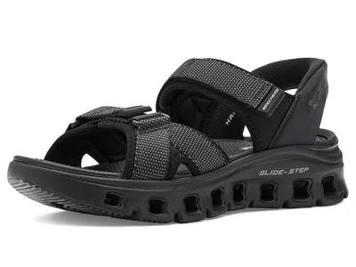 Skechers Glide-step Pro Salvo Hands Free Slip-in Sandals In Black