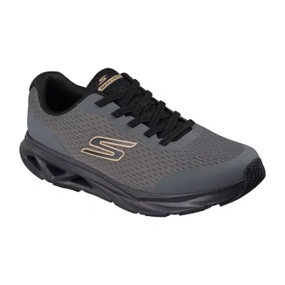 Skechers Glide-step Vortex Avalin Mens Walking Shoes Extra Wide Width In Gray