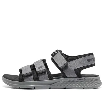 Skechers Go Consistent Sandal 'grey Black' In Gray