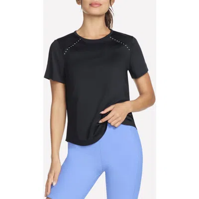 Skechers Go Dri® Performance T-shirt In Black