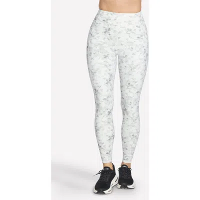 Skechers Go Flex Rib Floral Mirage Full Length High-waisted Pocket Leggings In Multi