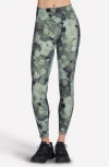 Skechers Go Flex Rib Inbloom Full Length High Waist Pocket Leggings In Green