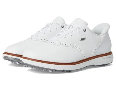 Skechers Go Golf Prestige Slip-in Archfit Spiked Golf Shoe In White