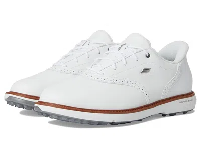 Skechers Go Golf Prestige Slip-in Archfit Spikeless Golf Shoe In White