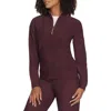 Skechers Go Luxe™ Half Zip Pullover In Burgundy