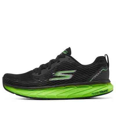 Skechers Go Run 'black Neon Green'