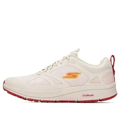 Skechers Go Run Consistent Shoes 'cream Red' In Neutral