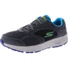 Skechers Go Run Consistent Vivid Horizon Womens Leather Lifestyle Athletic And Training Shoes In Multi