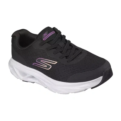 Skechers Go Run Glide-step Vortex Avalin Womens Running Shoes In Black