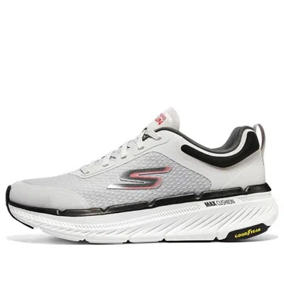 Skechers Go Run 'grey Black' In Silver