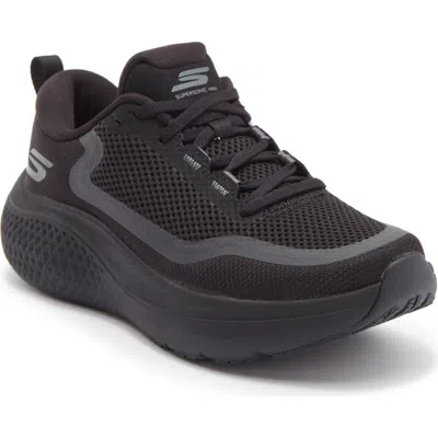 Skechers Go Run Supersonic Max Running Shoe In Black