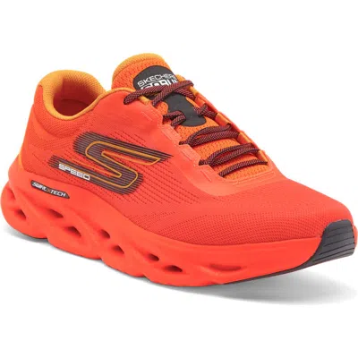 Skechers Go Run Swirl Tech Speed Sneaker In Coral