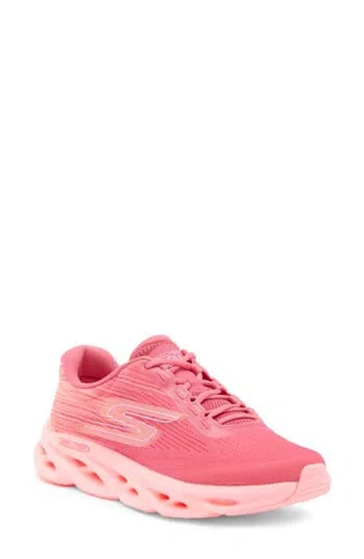 Skechers Go Run Swirl Tech Speed Sneaker In Hot Pink/pink