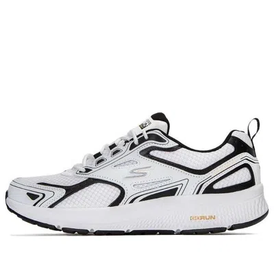 Skechers Go Run 'white Black' In Gray