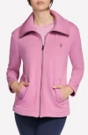 Skechers Go Snuggle™ Tunic Full Zip Jacket In Pink