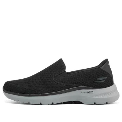Skechers Go Walk 6 Anaglyph 'black Grey' In Multi