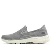 Skechers Go Walk 6 'grey White' In Gray