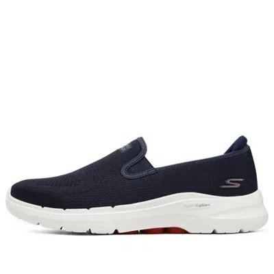 Skechers Go Walk 6 'navy Red' In Multi