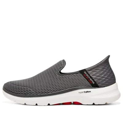 Skechers Go Walk 6 Shoes 'grey Red White' In Multi